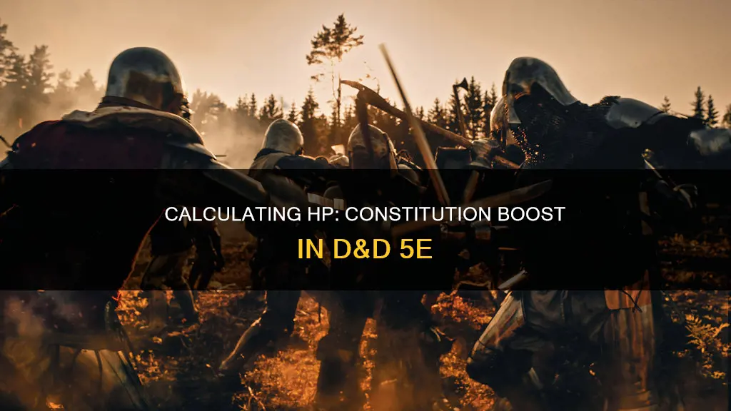 how to calculate hp in dnd 5e on constitution improvement