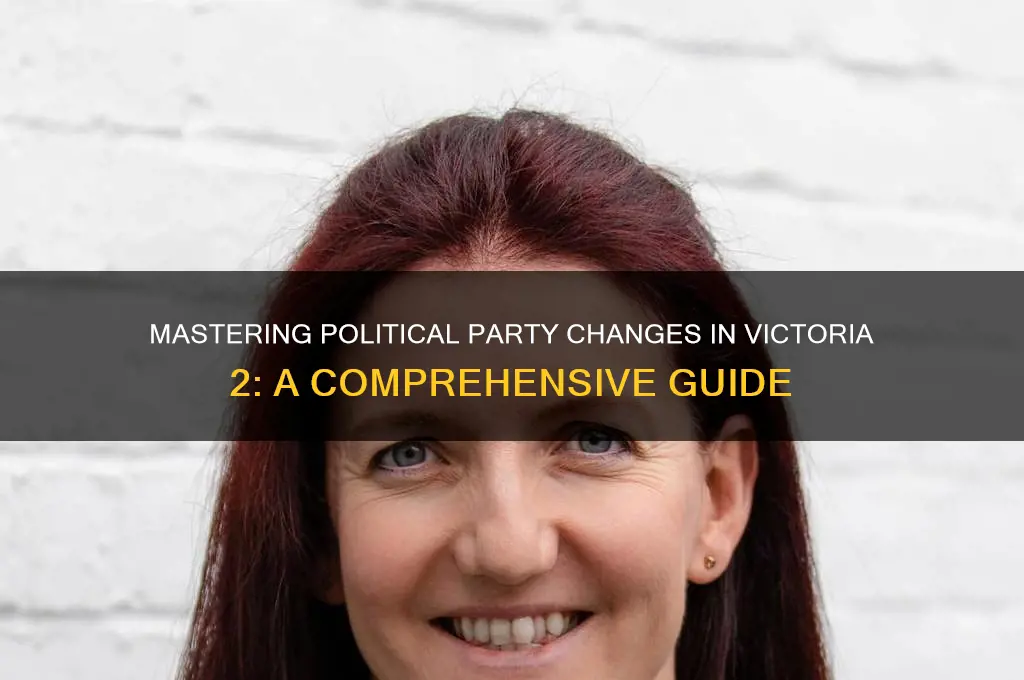 how to chamge political parties victoria 2