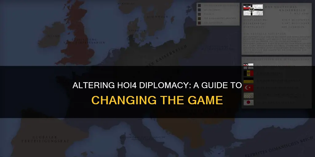 how to change diplomacy in hoi4