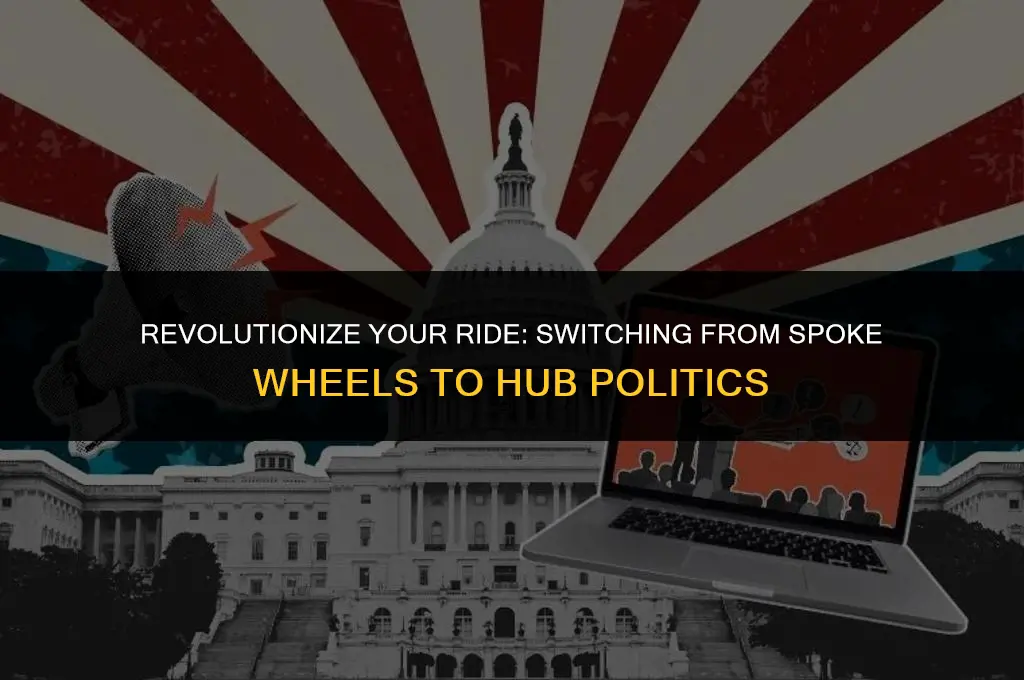 how to change from spoke wheels to hub polit