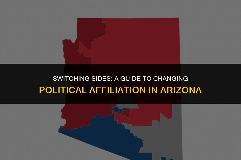 how to change my political affiliation in arizona