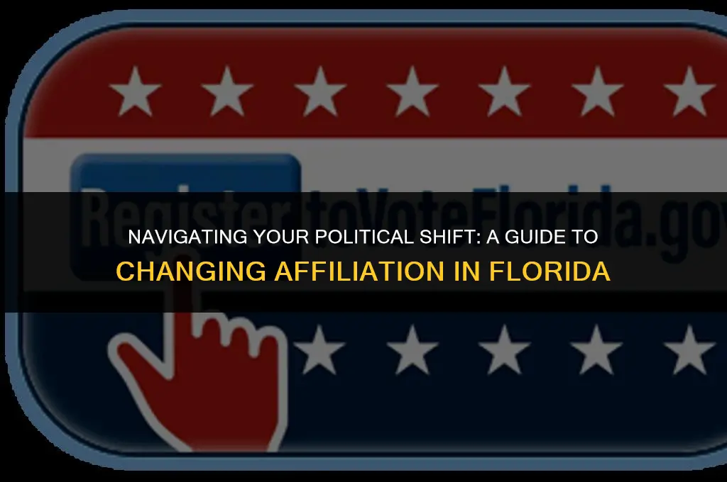 how to change my political affiliation in florida