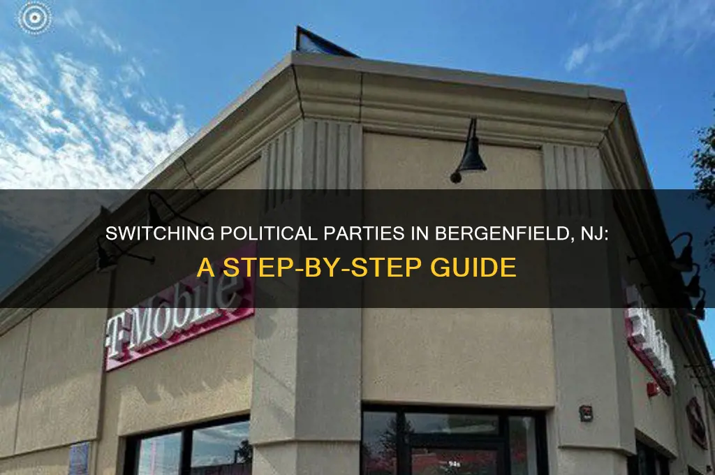 how to change my political party affiliation in bergenfield nj