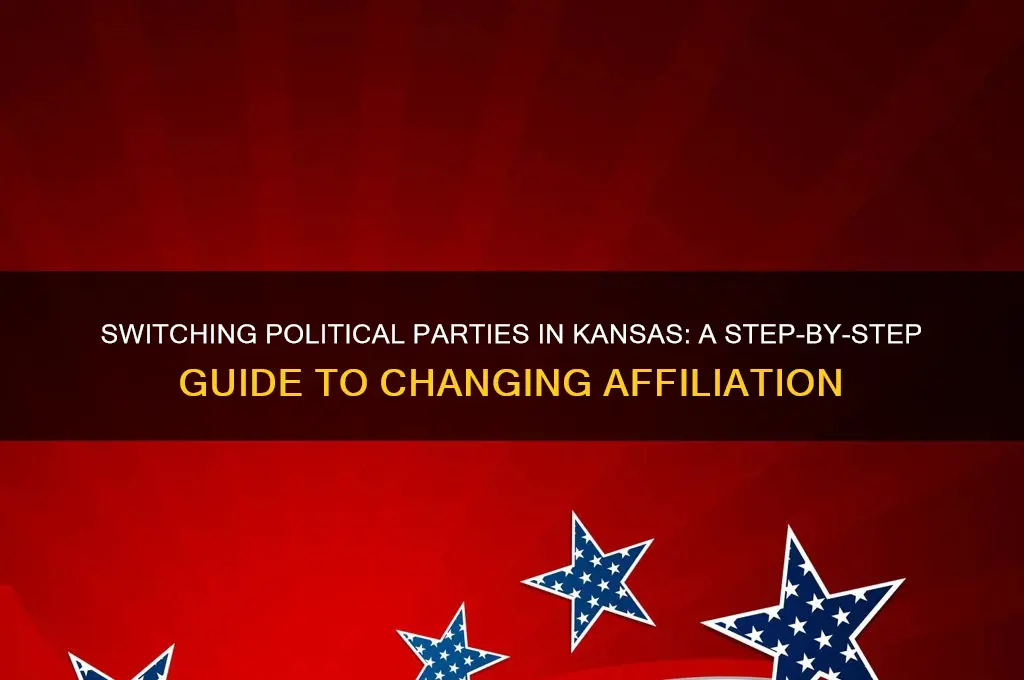 how to change my political party affiliation in kansas