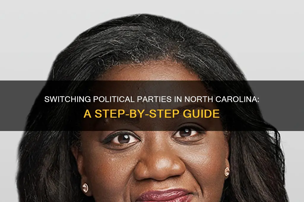 how to change my political party affiliation in nc