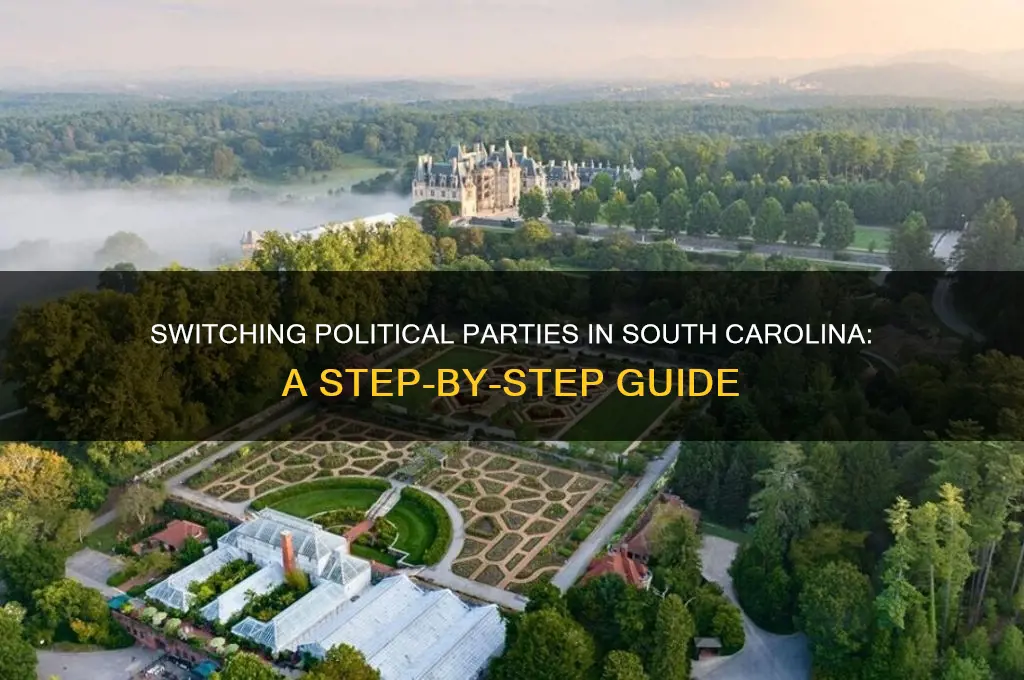 how to change my political party affiliation in south carolina