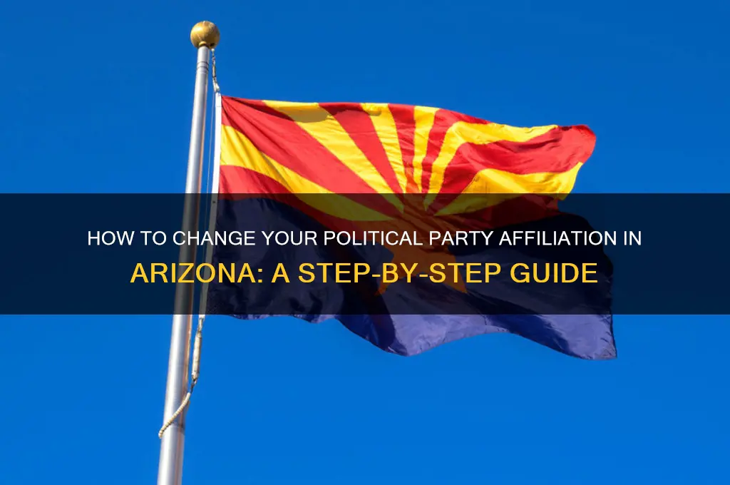 how to change my political party az