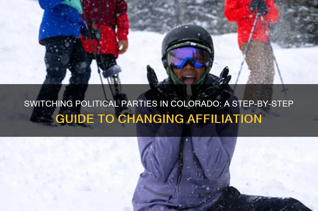 how to change my political party in colorado