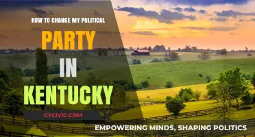 Switching Political Parties in Kentucky: A Step-by-Step Guide to Changing Affiliation