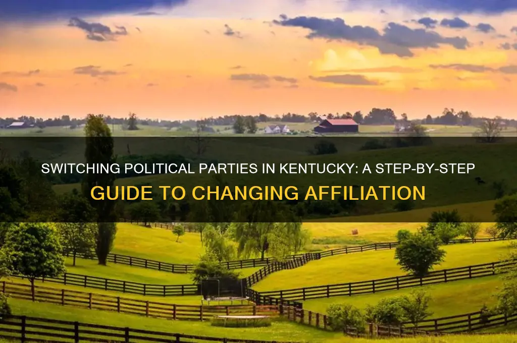 how to change my political party in kentucky