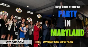 Switching Political Parties in Maryland: A Step-by-Step Guide to Changing Affiliation