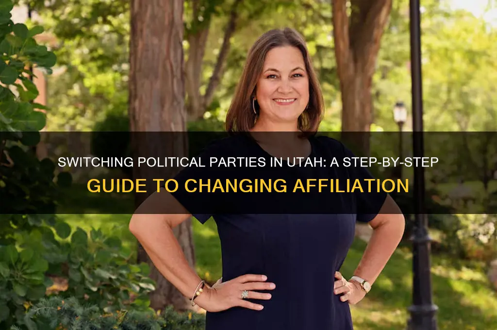 how to change my political party in utah