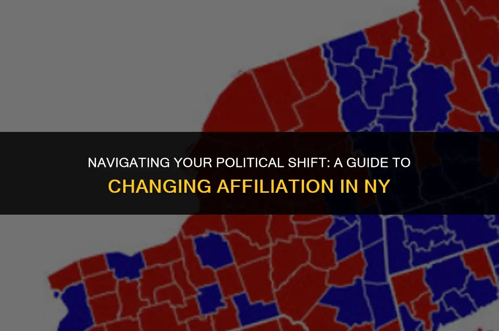 how to change political affiliation in ny