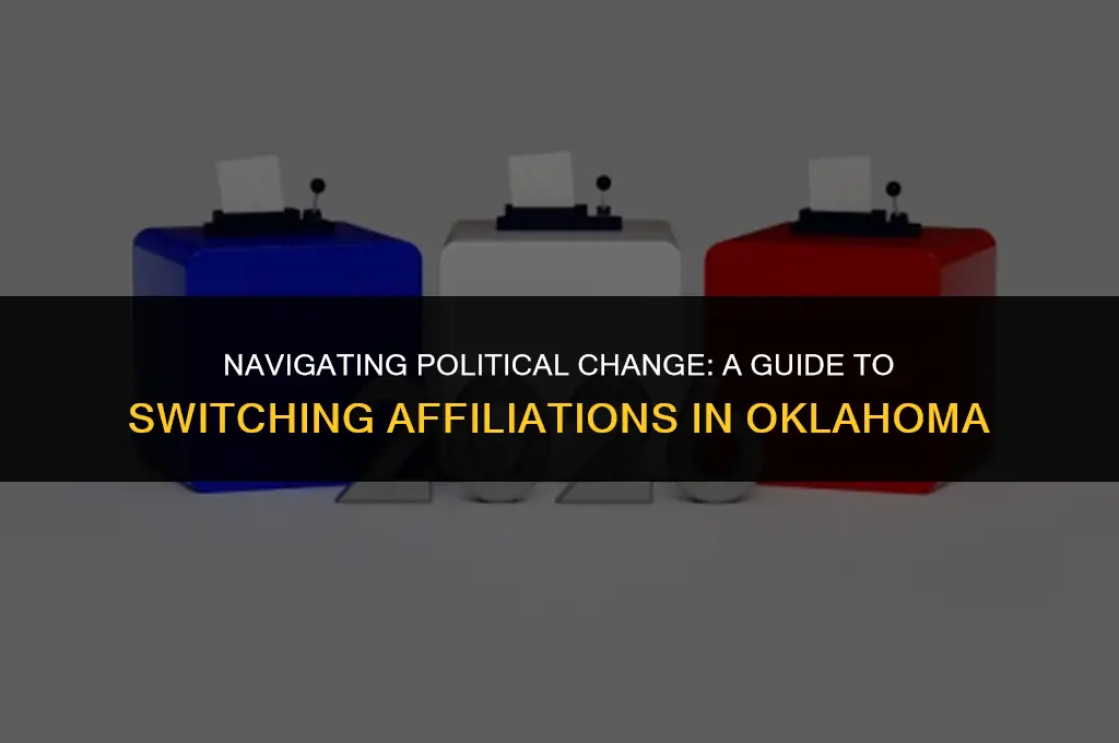 how to change political affiliation in oklahoma