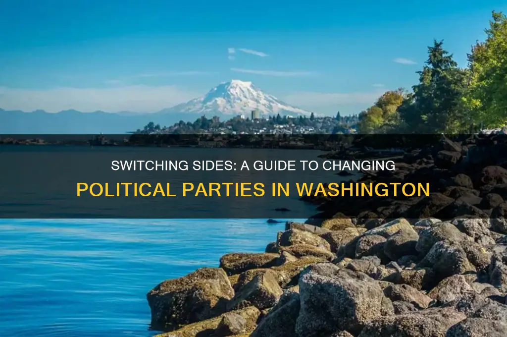 how to change political parties in washington