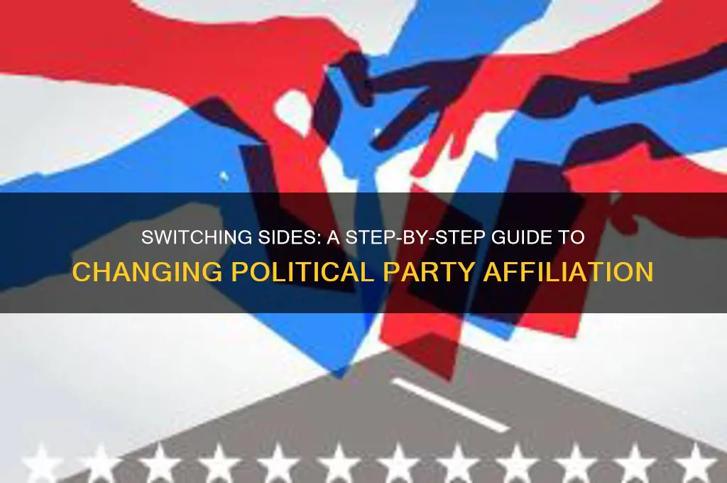 how to change political party affilation