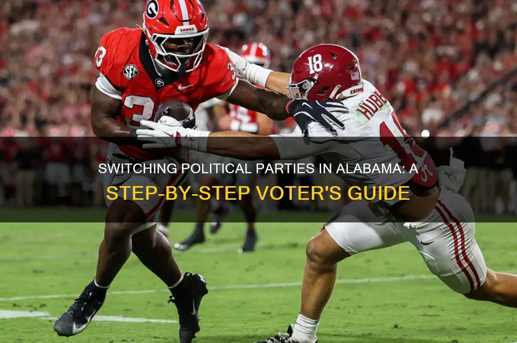 how to change political party affiliation in alabama
