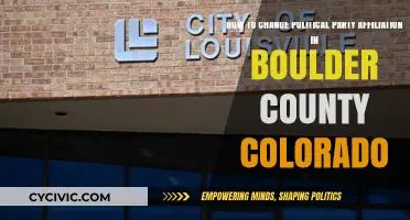Switching Political Parties in Boulder County: A Step-by-Step Guide