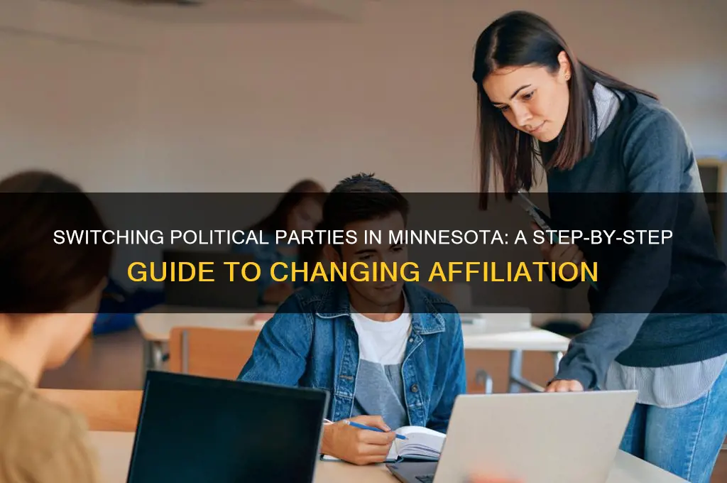 how to change political party affiliation in mn