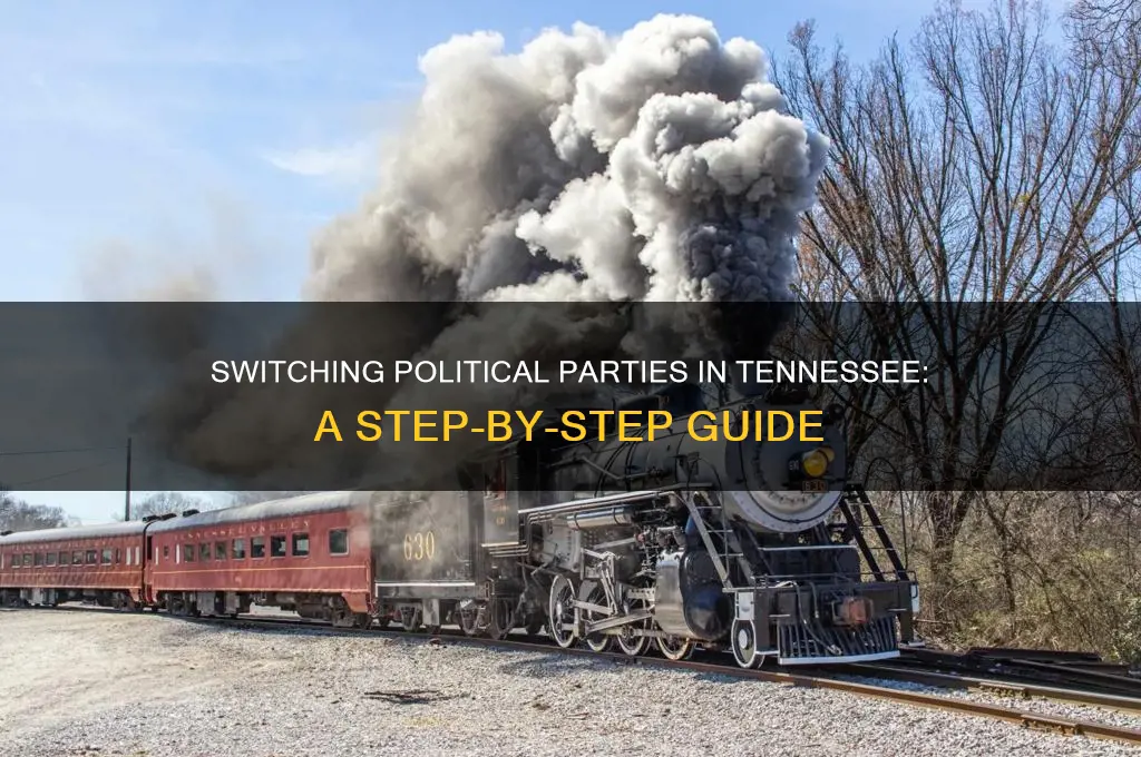 how to change political party affiliation in tennessee