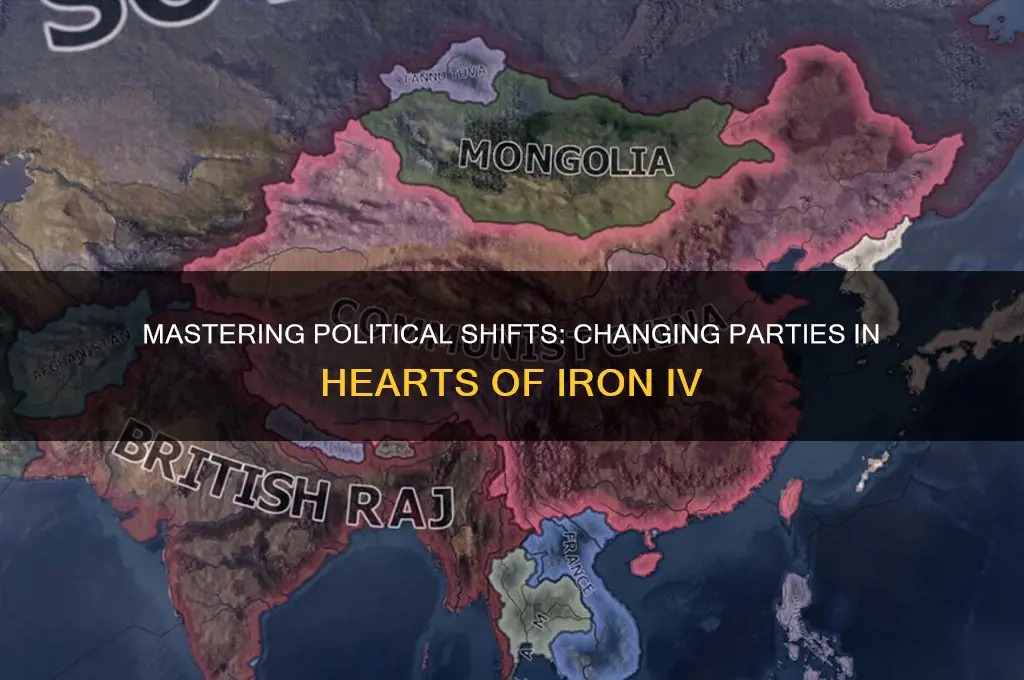 how to change political party hoi4