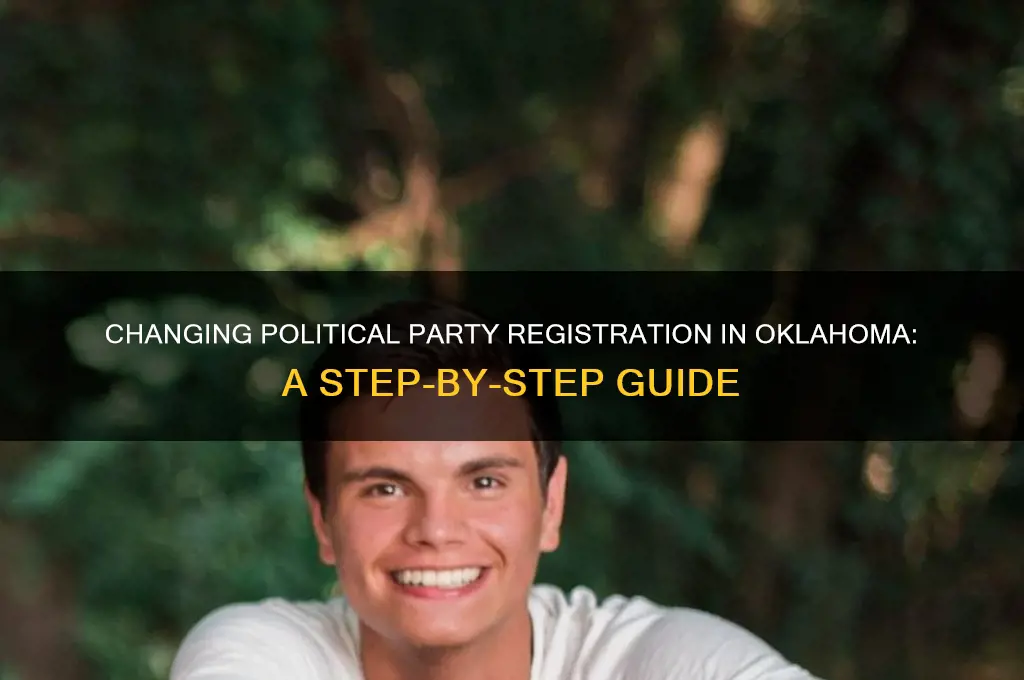 how to change political party registration oklahoma