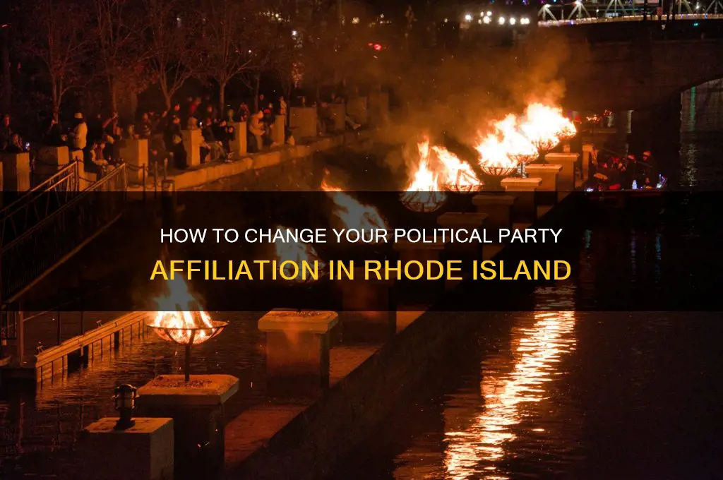 how to change political party ri