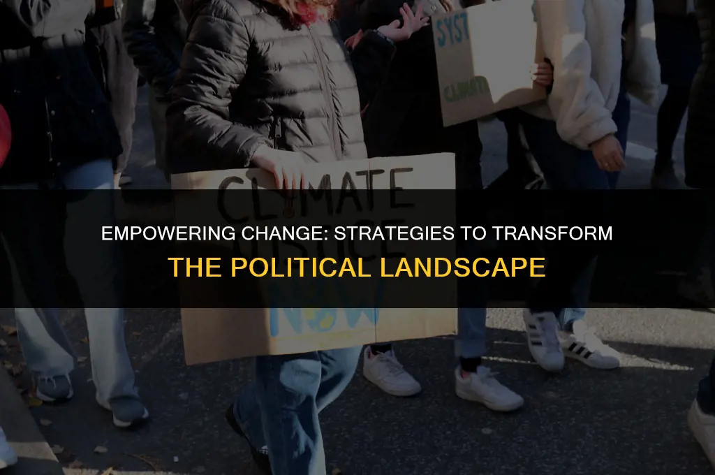 how to change the political climate