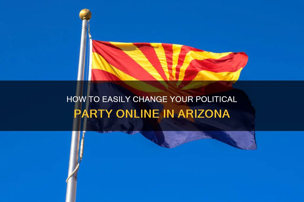 how to change your political party on line az