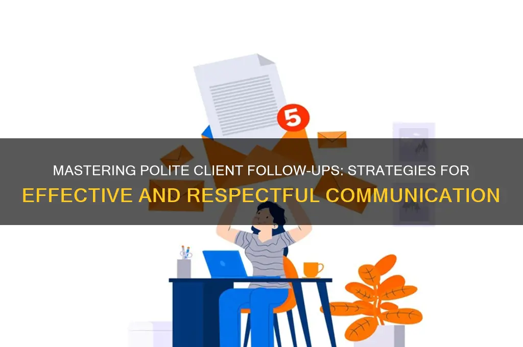 how to chase client politely