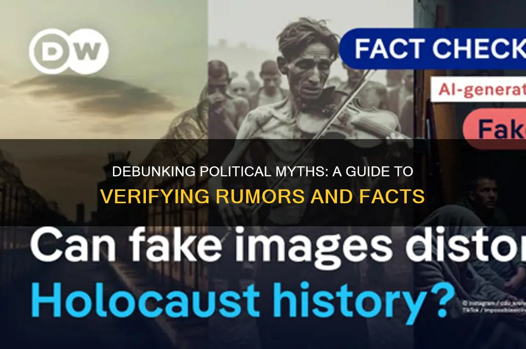 how to check political rumors