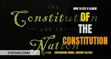Citing the Constitution: Clause Edition