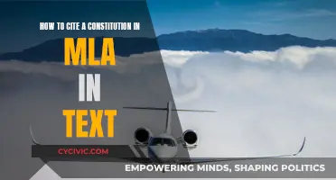 Citing a Constitution: MLA In-Text Style Guide