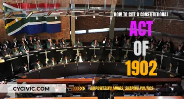 Citing the Constitutional Act of 1902: A Quick Guide