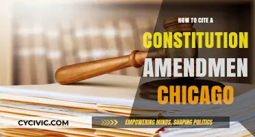 Citing a Constitutional Amendment: Chicago Style Guide