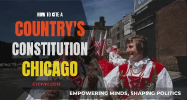 Citing a Country's Constitution: Chicago Style Guide