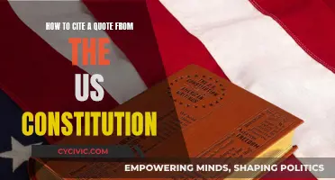 Citing the US Constitution: A Quick Guide