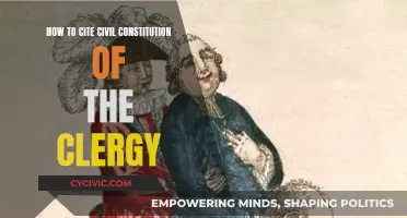 Citing the Civil Constitution of the Clergy: A Guide