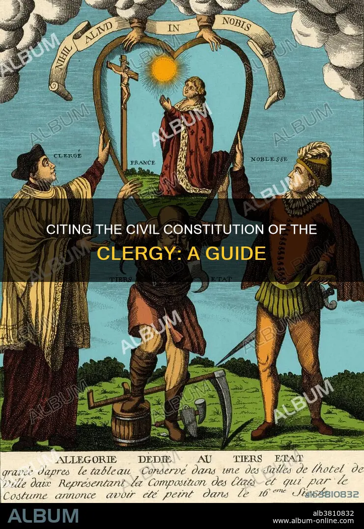 how to cite civil constitution of the clergy
