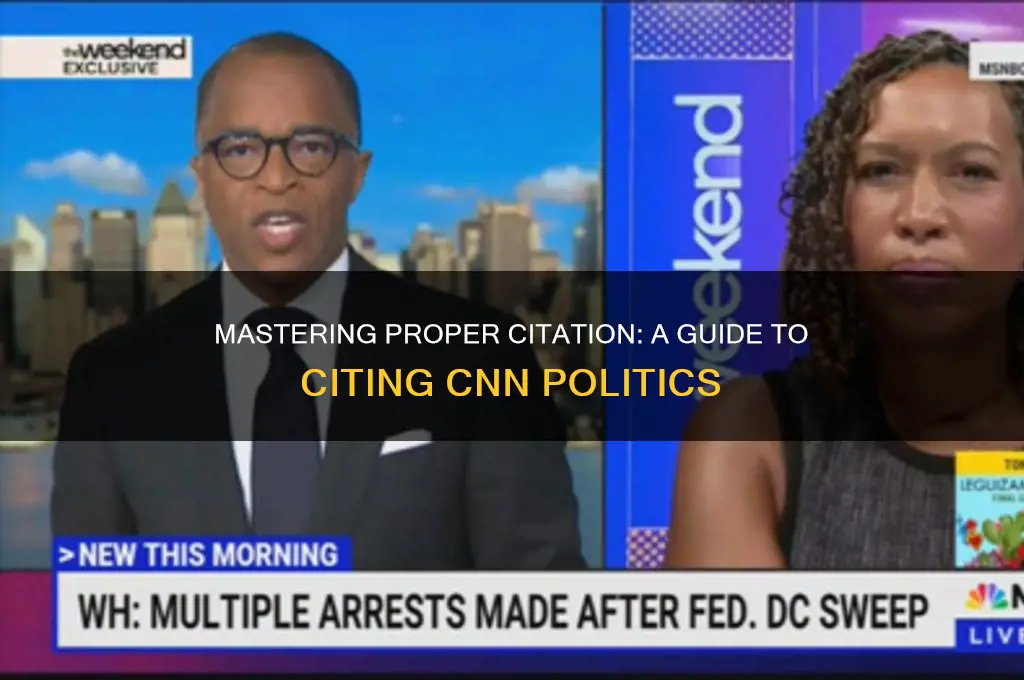 how to cite cnn politics