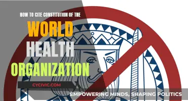 Citing the Constitution of the World Health Organization: A Guide