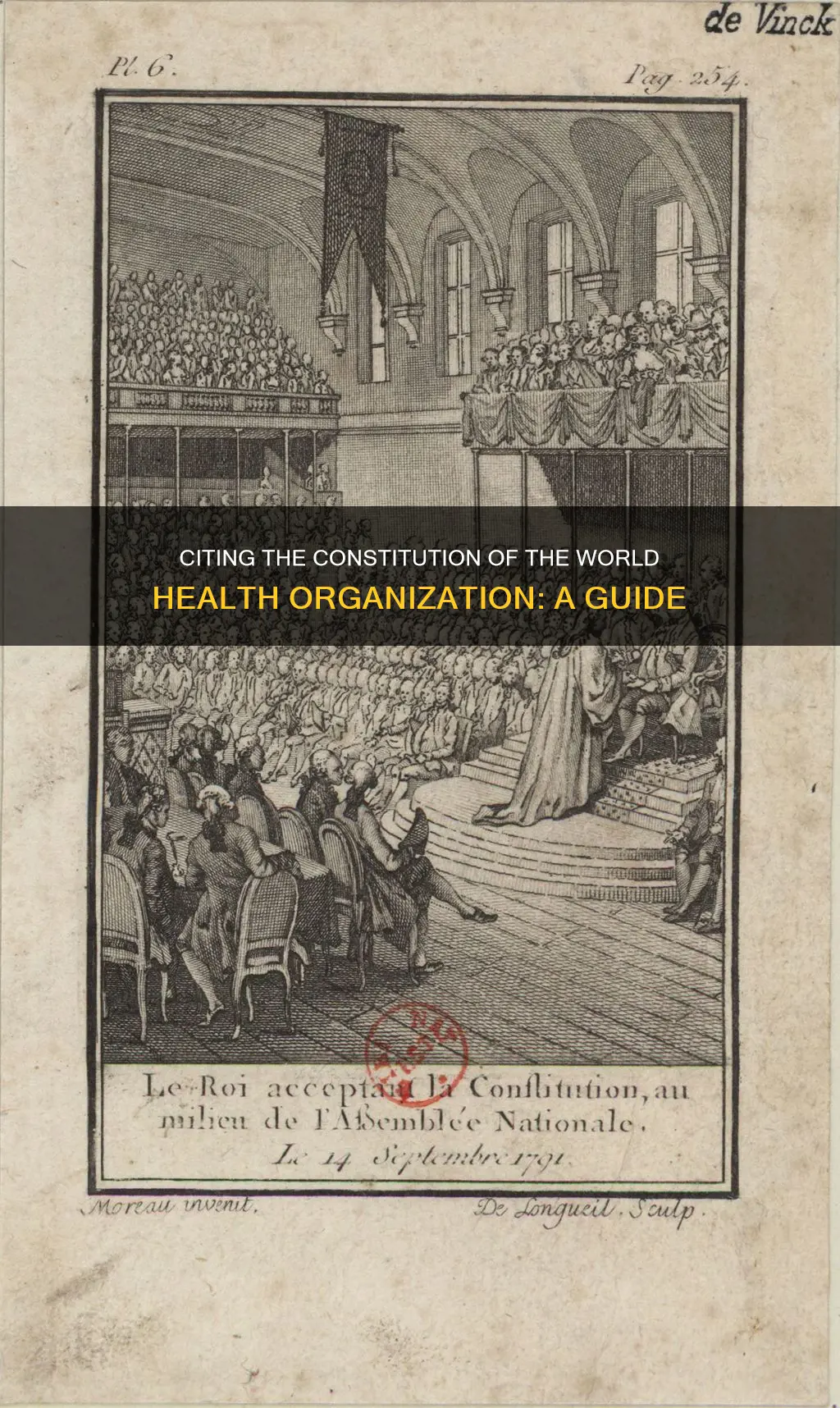 how to cite constitution of the world health organization