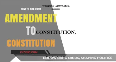 Citing the First Amendment: A Quick Guide
