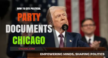 Citing Political Party Documents in Chicago Style: A Comprehensive Guide