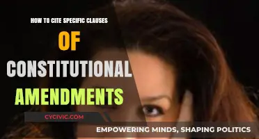 Citing Constitutional Amendments: Clause-by-Clause Navigation