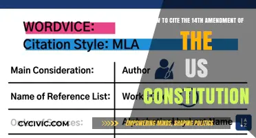 Citing the US Constitution's 14th Amendment: A Guide