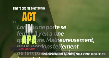 Citing the Constitution Act: APA Style Guide
