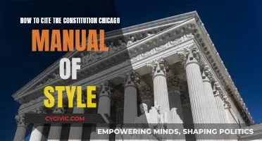 Citing the Constitution: Chicago Style Guide