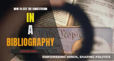 Citing the Constitution: Bibliography Basics