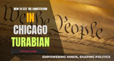 Citing the Constitution: Chicago Turabian Style